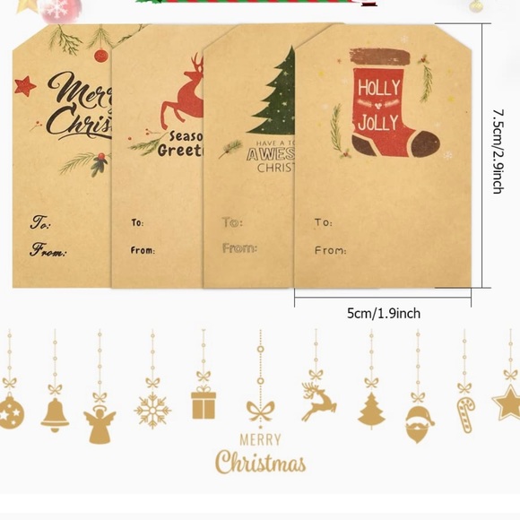 CHRISTMAS STICKERS - Picture 3 of 5